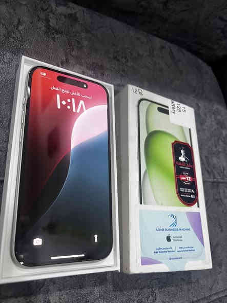ايفون 15 ذاكره 128بطاريه 100 نزلت وبدلتها مشحون 25 مره جهاز مكفول شرق اوسط جديد ضمان اي بي ام 
مكفول علوضع الشركة كرتونه وكامل وسعره جوه سوك بهوااي 
650 قفل قفل 
بغداد الدوره 
***********
