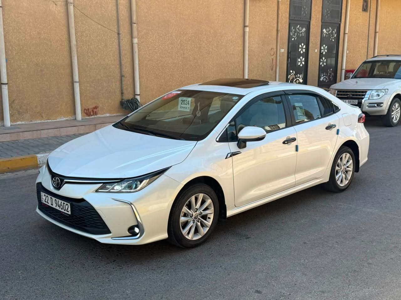 كورلا خليجي موديل 2024 شركة جيهان..
بيع فقط .. 
كفالة من الصبغ فقط دعامية الامامية بيها صبغ فقط.. 
اللون صدفي 
عداد 90 الف  km 
فتحة سقف 
شاحن واير ليس 
بصمة ابواب وتشغيل 
اللوحة اربيل 
السعر 173 ومجال قليل.. 
مكان السيارة : الانبار - هيت 
للأستفسار اتصل 
***********
