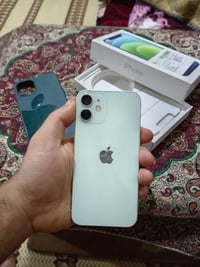 ايفون12مني يعني صغير جهاز وتر مامفتوح كامل ملحقات عدك رقم1كامره مرات ت...