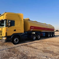 سكانيه صهريج البيع مكيل 36  طوناج جي بي اس جديد موديل 2004 تخم تاير را...