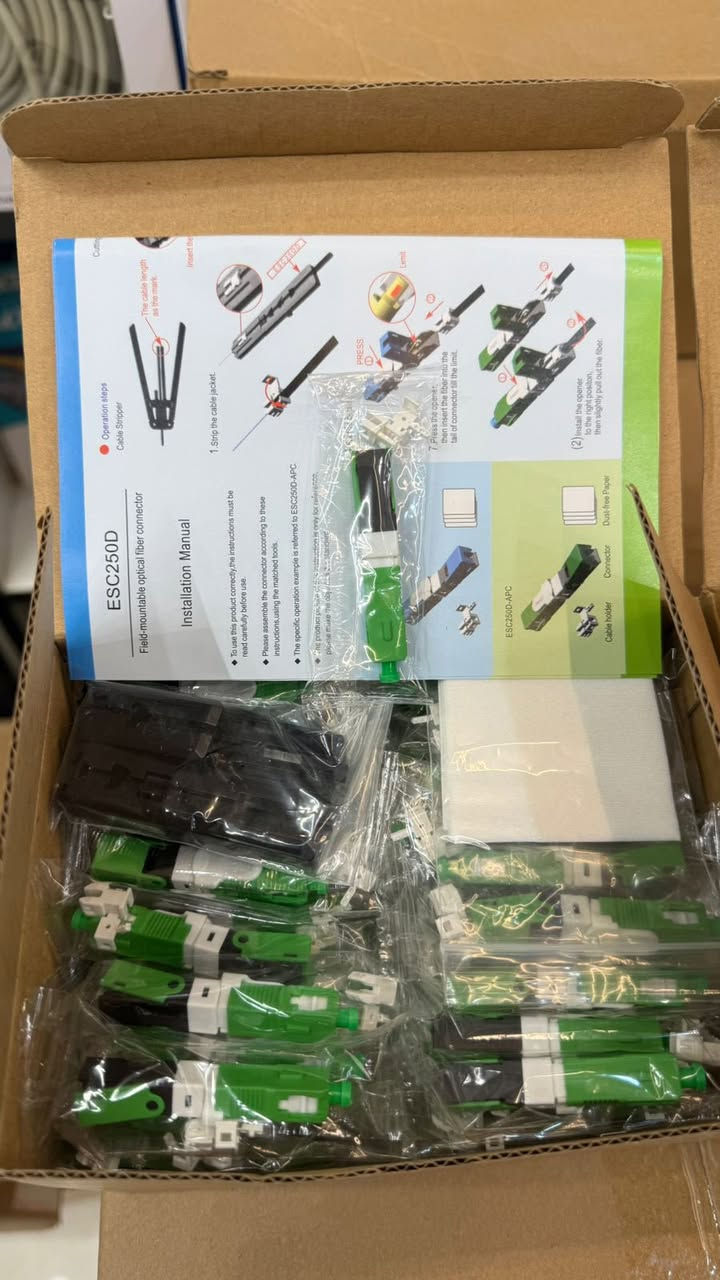 💣 وصلت أضخم كمية من أقوى وصلات Arch بالسوق! 💣
مو أي فاست… هذا Arch شغل مشاريع حقيقي،
تثبيت يضرب صح، أداء ثابت، وجودة تعتمد عليها بالشغل الثقيل بدون رجوع ولا أعذار.
اللي يشتغل فايبر يعرف إن الوصلة هي أساس الشبكة،
وهنا يبان الفرق بين التقليد والأصلي 👊

إذا تريد شغل فايبر مضبوط وبدون مشاكل،
وصلات Single Mode SC/APC & SC/UPC من Arch هي الحل 👌

✅ اتصال سريع وآمن
✅ فقدان إشارة قليل جدًا
✅ جودة عالية تدوم وياك
✅ مناسبة لشبكات FTTH ومزودي الإنترنت
✅ مثالية للفنيين وأعمال الصيانة

📦 الكارتون يحتوي 100 قطعة
🔥 كميات ضخمة جاهزة للتجهيز الفوري

📞 للطلب والاستفسار: ***********

Arch – اللي يشتغل صح يختاره 💪🔥
