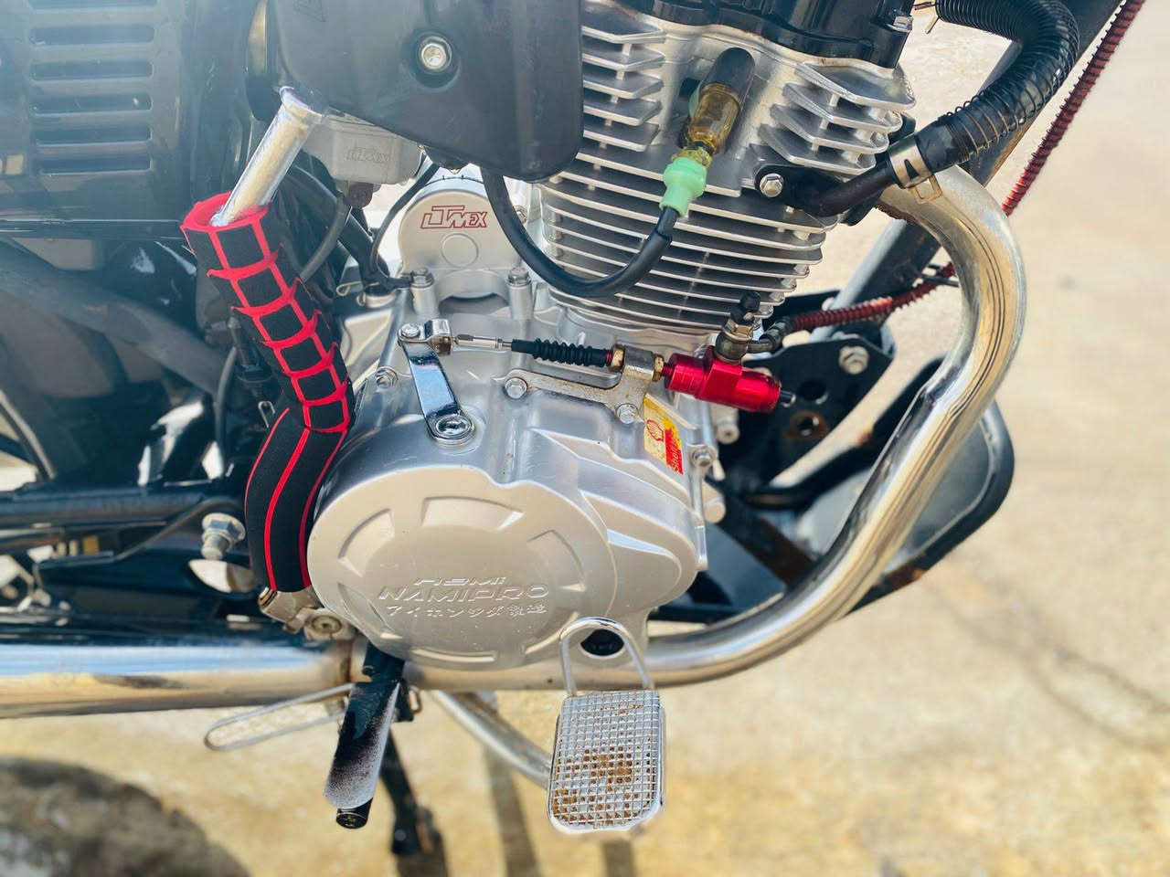 السلام عليكم ورحمه الله وبركاته 
موطور نامي برو موديل 2024 محرك 200 نضيف شرط ما مفتوح كلشي بي شغال  منفيس موجود ***********  

#السعر_600_الف
