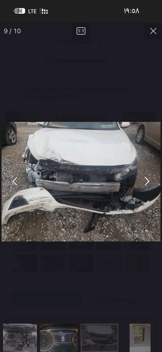 اخوان سلام عليكم
عندي نيسان التيما S

سيارة موديل 2020

سيارة ضررها موضح بالنشور 

سيارة بدون إرباك و بدون دواخل

سيارة ماشية 95 ميل

سيارة سعرها ١٤٥ وبيها مجال

***********
