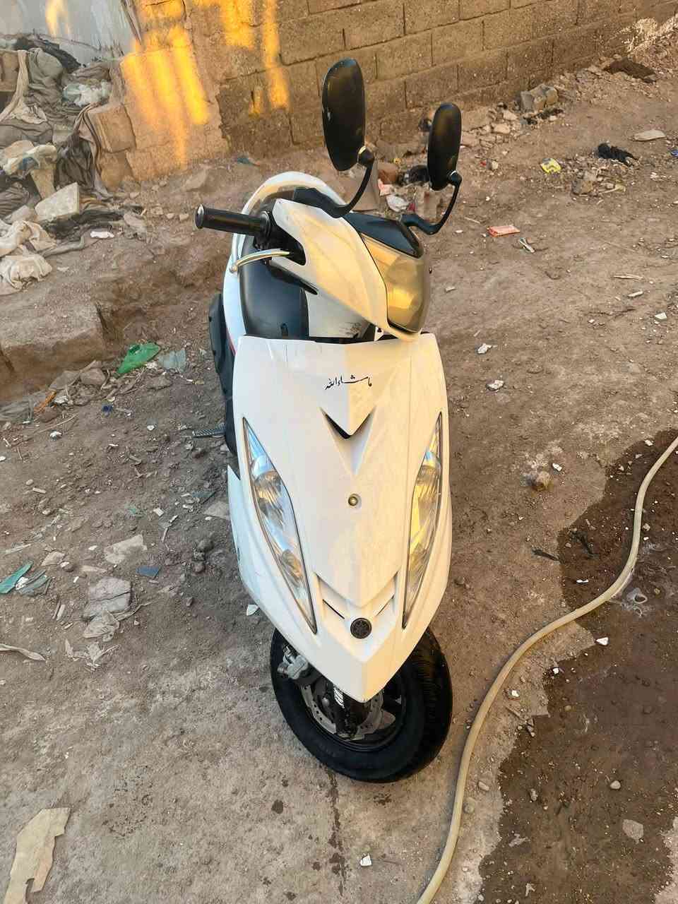 سلام عليكم جي تي ار للبيع دراجه كلش نظيفة صارله شعرين من نازله رمبه دراجه شلعه و معدل تشك الكاع تايرات جدد جلاتين و اوراقه كامله كهربائيات كلهن شغاله الدراجه مابيه اي نقص المكان شارع فلسطين لاتصال *********** السعر 950 و بيه مجال للطيبين
