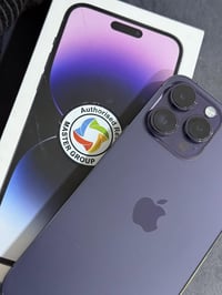 للبيع أيفون 14 برو ماكس بطاريه85 ذاكره 256 ماستر جهاز شرق اوسط مبدل شا...