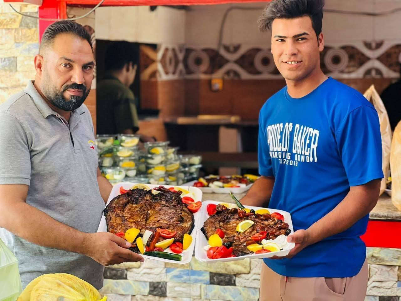 الصيف يمنه غير.. 

لسنا الوحيدون لكننا الافضل
خير الشاكرين بحلته الجديده يرحب بكم

اقوى الاكلات  واطيب الوصفات وارقى المقبلات تجدونها لدى مطعم خير الشاكرين 

اطلب اكثر توصيلك يصير مجاني.. 💪

 مطعم خير الشاكرين
🌹🐋🐳🍖🥪🥘🍔
يرحب بكم  ما يلي.... 

كباب كيلو ب16 الف 
نفر كباب ب٥٠٠٠ الاف
معلاك  نفر ٤٠٠٠ آلاف 
تكة دجاج  نفر ٤٠٠٠ آلاف 
دجاج شوي دجاجه ١٢٠٠٠ الف 
دجاج على التمن نفر ٥٠٠٠ آلاف 
قوزي نفر ب١٧٠٠٠ الف
سمك مسكوف كيلو سمك مسكوف ١٠   الاف
مندي لحم نفر 15000 الف
نفر مندي دجاج ٥٠٠٠ آلاف 
مندي دجاج  نص دجاجه على صينيه تمن مندي  ١٠ آلاف
دجاجه مندي على صينه تمن مندي ١٦٠٠٠ الف 
تشريب لحم قوزي نفر12000آلاف 

*********** مطعم خير الشاكرين
*********** مطعم خير الشاكرين

❗(((((بس اطلب ويوصلك لباب البيت))))) ❗
بأدارة سيد حيدر و علي ابو مريم

*********** سيد حيدر 
*********** سيد حيدر
*********** علي ابو مريم
*********** علي ابو مريم
