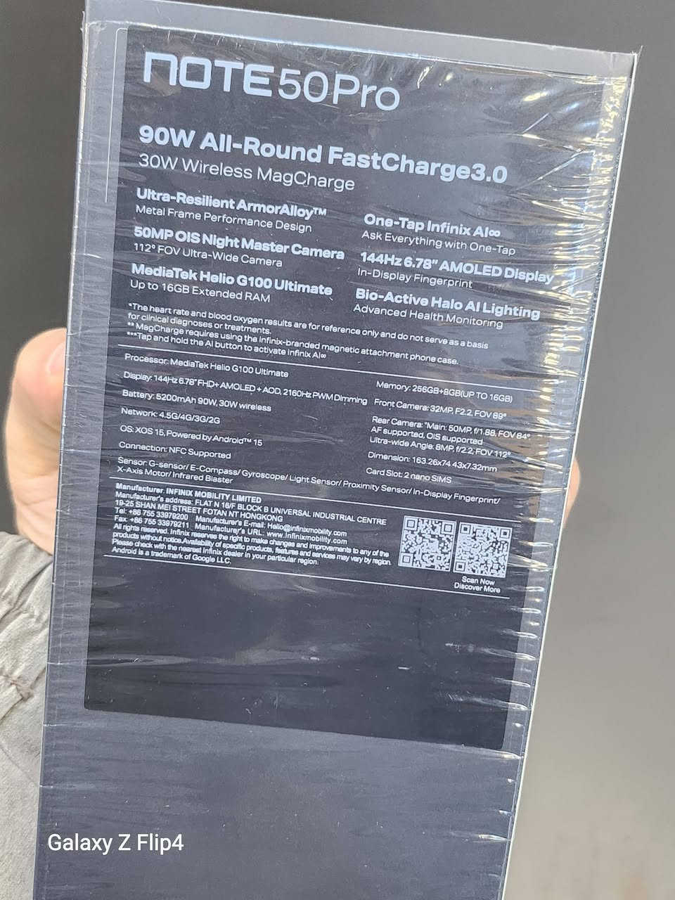 انفنكس نوت ٥٠ برو
مستعمل ٦ ايام
نضافة ١٠٠ كامل ملحقات
ذاكرة 256/16
السعر 250 الف
***********
بغداد حي الجهاد
