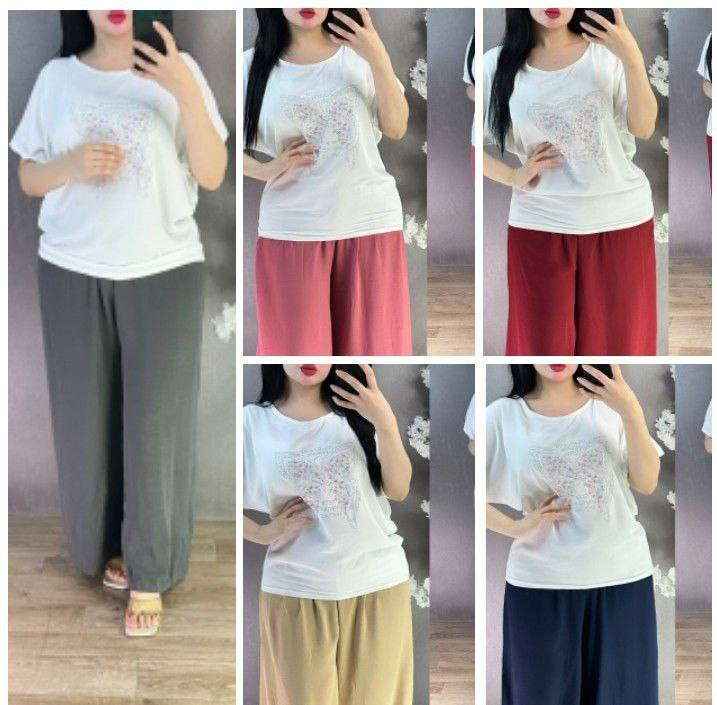 تخفيض 👗🔥 حجز وات ***********
سوت نسائي    

خامه لنن _ درجه اولى

طول الكيلوت  100  عرض الكيلوت  40 
طول البدي 67 سم عرض البدي 54
القياس فري سايز  يلبس لغايه 85 كيلو 

سعر الدرزن  60 الف
