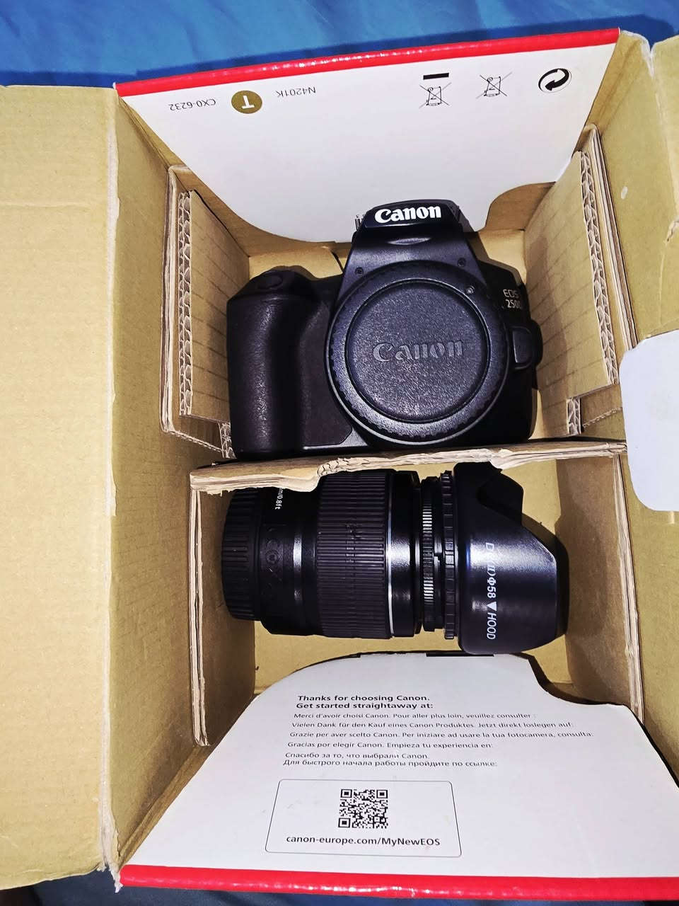 Canon 250d
كاميرا كانون 250d مع عدسة 18.55 مع عدسة 50 

كامرة جديدة استعمال قليل 

كارتون . شاحنه . بطارية عدد 2 . حزام . هود 

السعر 600 الديوانية


**إذا كنت صاحب هذا الإعلان وتريد حذفه لأي سبب، رجاءا أرسل رسالة إلى الدعم الفني**