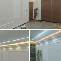 صباغ البيوت معه كادر طلس معه تصليحات وترميم معه سقوف ثانويه  متفرغ حال...