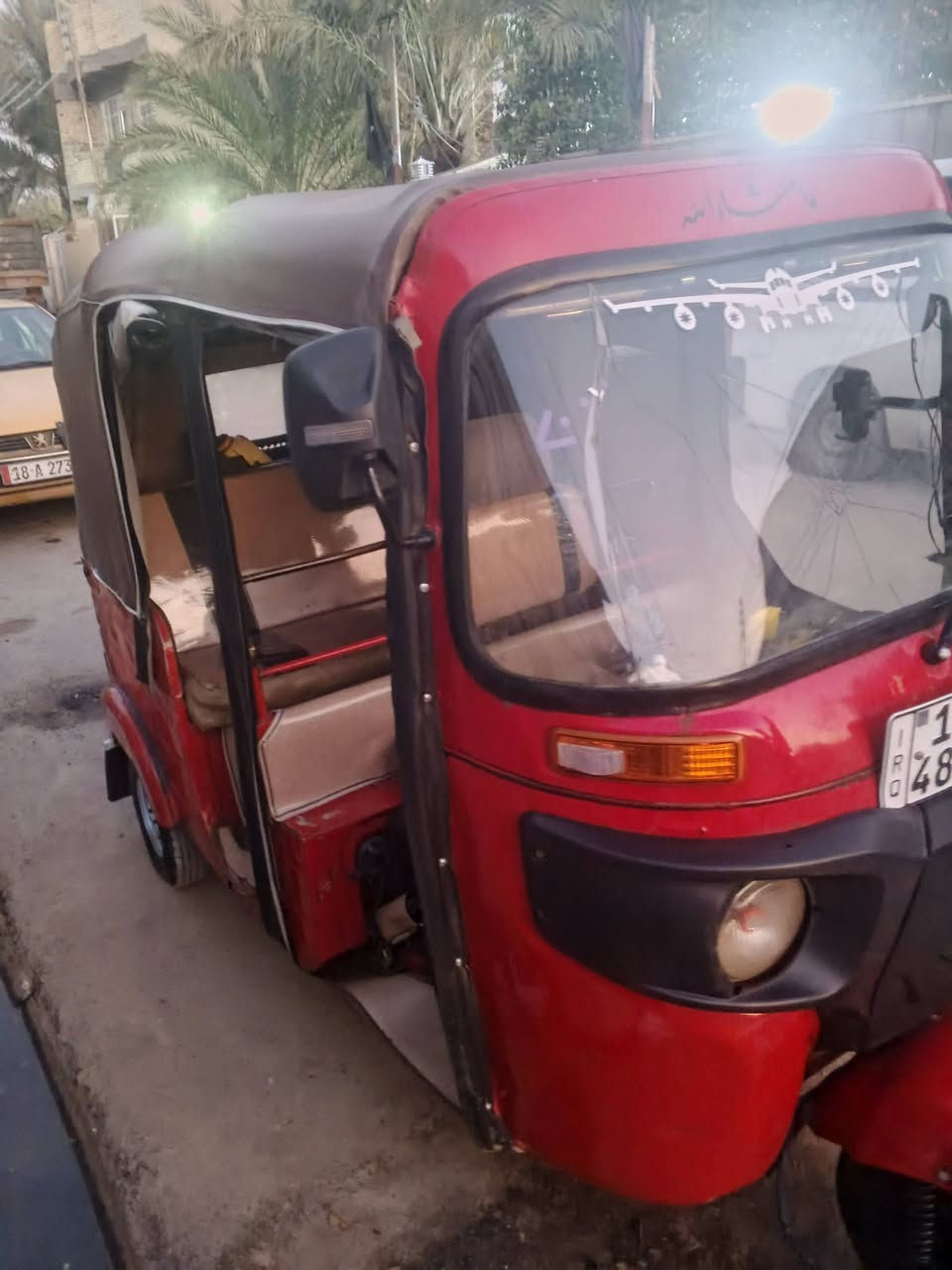 السلام عليكم تكتك موديل 18التكتك خير من الله رقم وسنويه تحويل ثاني يوم تجي تفحص وتشوف وتقتنع بيه رايده 5500وبيه مجال رقم التلفون ***********رقم واتساب ما موجود بل فيس
