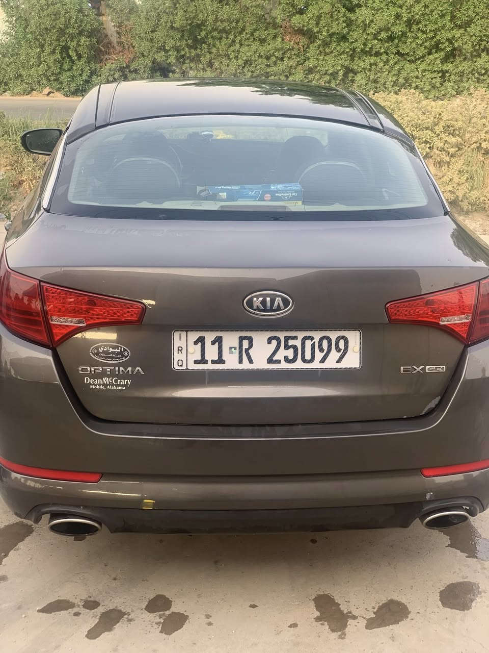 كيه اوبتيما ٢٠١٢ فول موصفات
#محرك ٢٤٠٠ جي دي اي 
#بصمه تشغيل 
#بصمه ابواب 
# بانوراما طكتين 
#لايت زنون 
# تدفئه تبريد كشنات 
#كشنات تخزين 
حادثها صندوك ومكفوله كير ومحرك وشاصي ولغود 
سياره مابيه اي نقص خير من الله 
مكان سياره زعفرانيه جسر دياله جديد 
سعرها ١١٥ وبيها مجال حك جيه 
رقم الهاتف ***********
