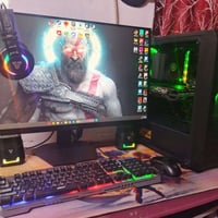 للبيع تجميعة Pc GPU Rx580 CPU I512400 MotherPord H610M RAM 16 8*8 SSD ...