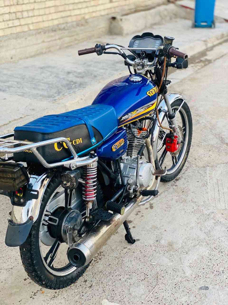 سلام عليكم دراجه للبيع المديل 2024 دراجه مكفوله 5كير كله شغاله السعر 600وبيه مجال مكان بغداد الرقم ***********
