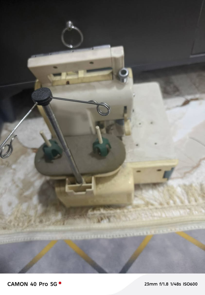 مكينة خياطة أوفرلوك           للبيع السعر 85وبي مجال 
الرقم *********** 
العنوان: قرب مستشفى الزعفرانيه
