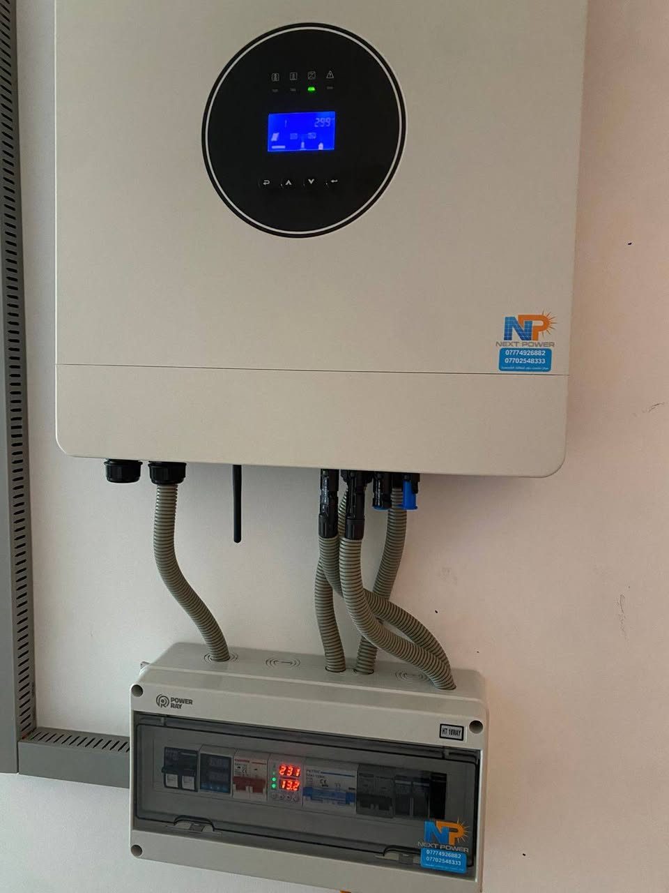 ☀️⚡ منظومة طاقة شمسية 25 كيلو واط – الحل الجذري للكهرباء في بيتك! ⚡☀️

تعبت من الانقطاع؟ وضايج من المولد؟ 😓
مع Next Power راح تنتهي المشكلة نهائياً 🔕

🔌 المنظومة تجهّز أحمال المنزل بكل راحة:
❄️ ثلاجة
💡 إنارة
📺 تلفزيون
🌀 مراوح
💧 مبردة
❄️ وتشغّل سبلت إنفيرتر (حسب الاستخدام)

🔋 مكونات المنظومة:
🔹 بطارية ليثيوم 25 كيلو واط – ضمان 5 سنوات
🔹 انفيرتر 8 كيلو فليستي هايبرد – ربط ذكي مع البطارية
🔹 ألواح شمسية عدد 12 دبل وجه بكفاءة عالية ☀️
🔹 هيكل تثبيت بوري مغلون مقاوم للصدأ (تركيب حسب الاتجاه وزاوية الشمس)
🔹 أسلاك هندسية مضمونة
🔹 بوكس قواطع حماية متكامل ⚡

✅ تشغيل مستقر وبدون انقطاع
✅ تخلص نهائي من المولد
✅ توفير عالي بالكهرباء
✅ تنفيذ احترافي وضمان حقيقي

💰 أسعار تنافسية جداً

📍 مكتب نيكست باور للطاقة الشمسية
ديالى – بعقوبة – منطقة اليرموك
📍 موقعنا على ويز
https://waze.com/ul/hsyp8ncm9k
🛡️ المكتب مسجل في غرفة تجارة بعقوبة لضمان المصداقية

🎯 خدمة الكشف والاستشارة وتصميم المنظومة والحسابات مجانية 100%

📞 تواصل ويانا هسه وخلي بيتك يعتمد على طاقة نظيفة وآمنة 🌞⚡
#نيكست_باور #كهرباء_بدون_انقطاع #بطاريات_ليثيوم #كهرباء_مستمرة #طاقةشمسية #انفيرتر #عاكسات #كهرباء_بدون_الم #طاقة #طاقة_نظيفة


**إذا كنت صاحب هذا الإعلان وتريد حذفه لأي سبب، رجاءا أرسل رسالة إلى الدعم الفني**