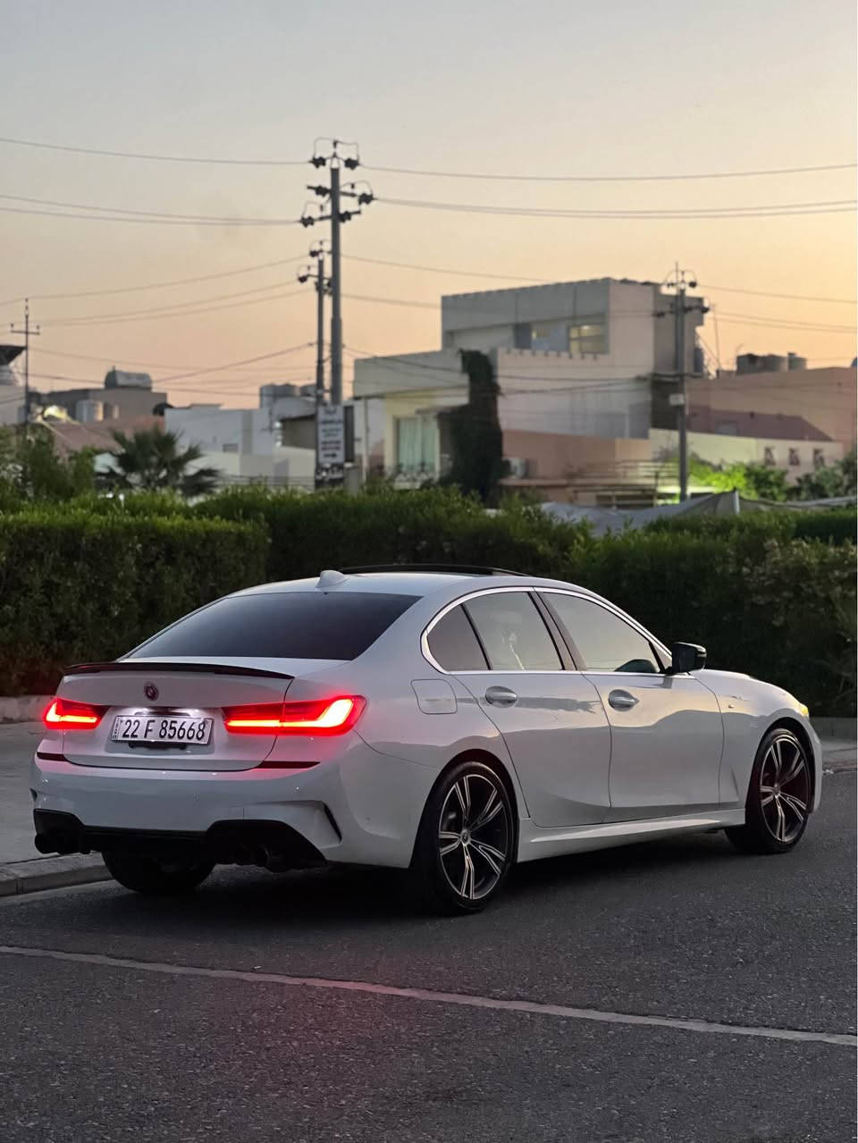 Bmw 330i 2021 individual full
فتحى كبير
داخل مشمش
شاشة 
كاميرة 
كشنات خزن
كشنات كهربائي
كشنات هيتر
كشن سياحي ٥٣٠
لايتات ليد متحرك
رادار ٣٦٠درجة
سيارة فول ما عدا داتاشو
حادث موجود من منشور جاملغ بونيت تبديل بلادي باب سكن صبغ بدون دواخل شرط سونار 
بسمي كلشيء جديد حتى ٢٠٣٠
عنوان اربيل 
***********
وتساب أربيل, العراق
