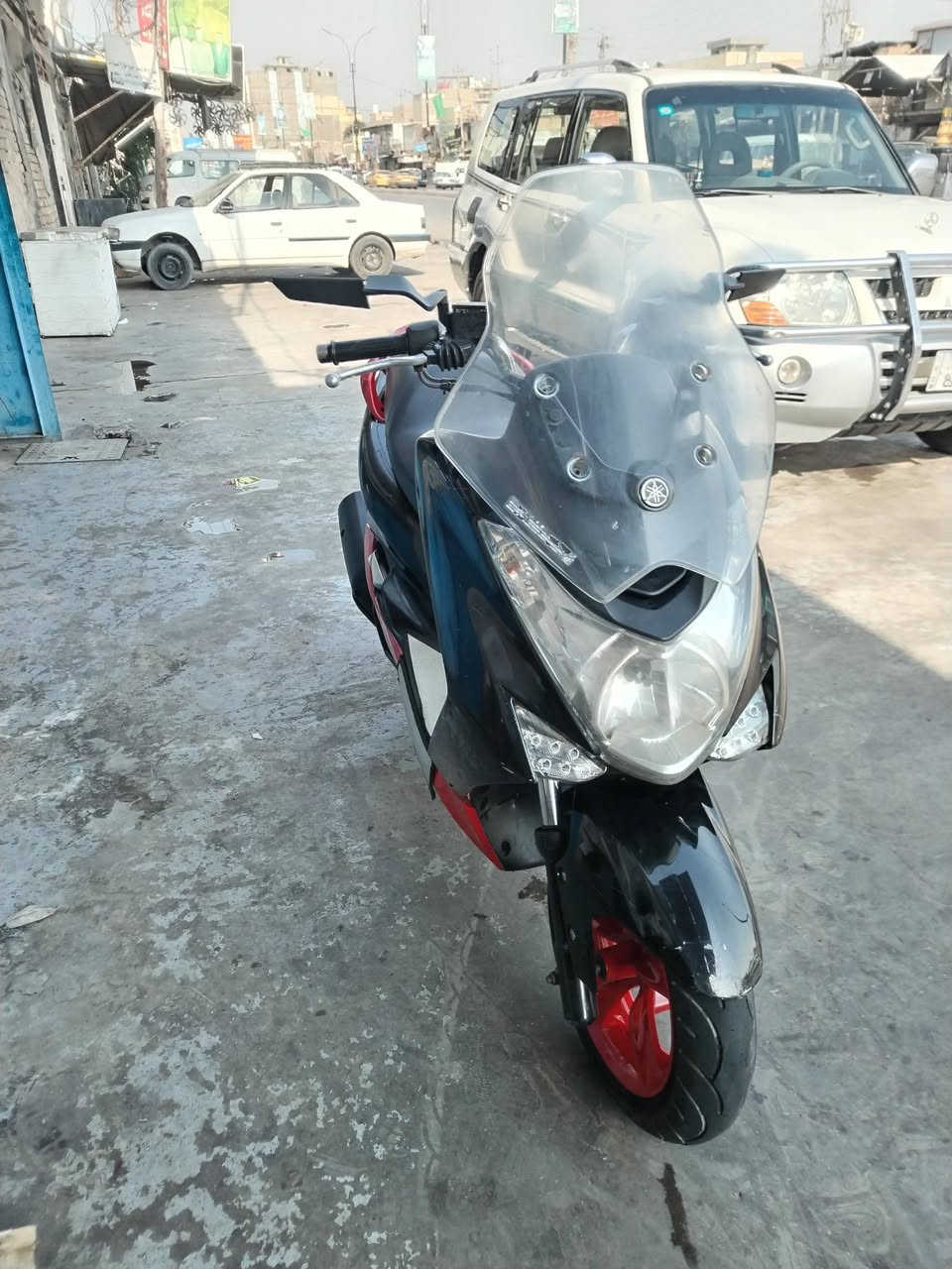 السلام عليكم دراجة ماجسته s محرك 155 درجة حلو ونضيفه اي نقصه مابيهة نوزل استان كهرباء ليته زنون سكليتر خطين نوزل السعر ١١ ورقه وبيهة مجال مكاني بغداد الحرية ***********
