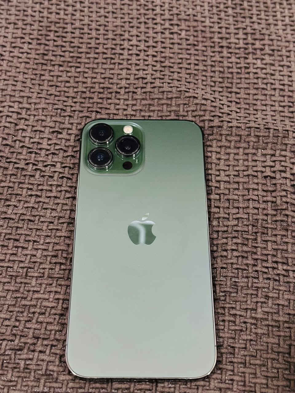 ايفون 13 برو ماكس
ذاكرة 128 
بطارية 84‎%‎
تك سيم
لون زيتوني
مبدل شاشة فيس شغال بس مايلقط واكو شخط يمه خفيف فقط
كامرات فول
السعر 420 وبي مجال
***********
