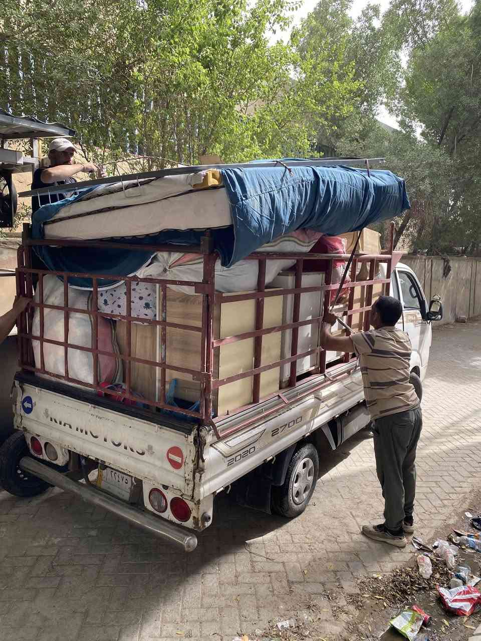 مكتب نقليات (***********)متخصص لنقل الاثاث🧳وتحويلات البيوت🏠 من سياره كيا .وعمال👷ونجار لفتح وشد الغرف👷مع فتح وشد السبالت وصيانتها 📞 داخل وخارج بغداد🚛ما عليك غير تتصل وتدلل📱مع  حفظ الاثاث..الي يحتاج يتصل+ واتساب(***********) (***********)
