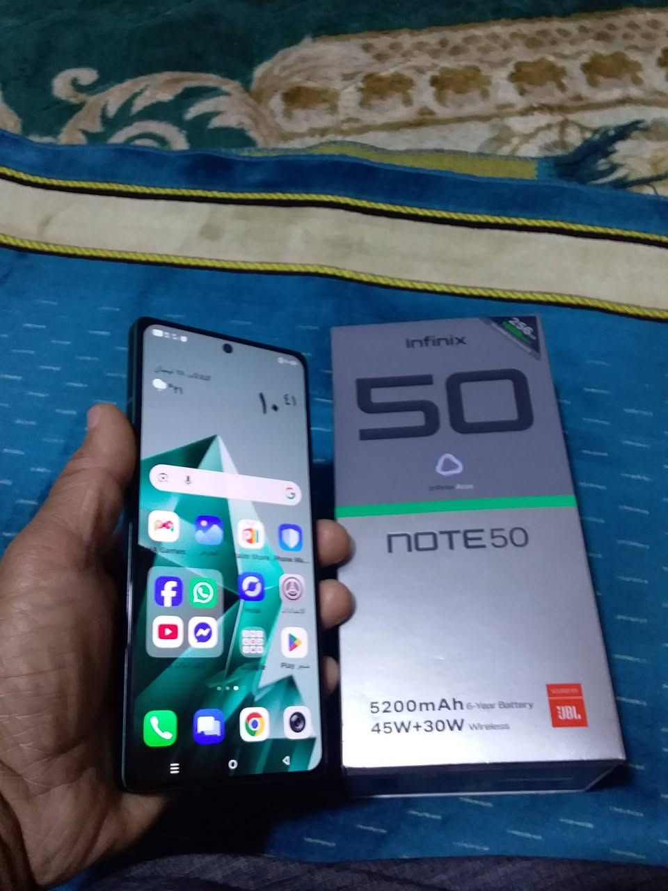 جهاز أنفينكس نوت50
Infinix noTE 50
نظافة/%100
ملحقات/شاحنة45واط والباكيت فقط
الذاكرة/256
الرام/8+8=16
يدعم الشحن السريع 45 واط
للبيع أو للمروس
مكاني/بغداد-الدورة


**إذا كنت صاحب هذا الإعلان وتريد حذفه لأي سبب، رجاءا أرسل رسالة إلى الدعم الفني**
