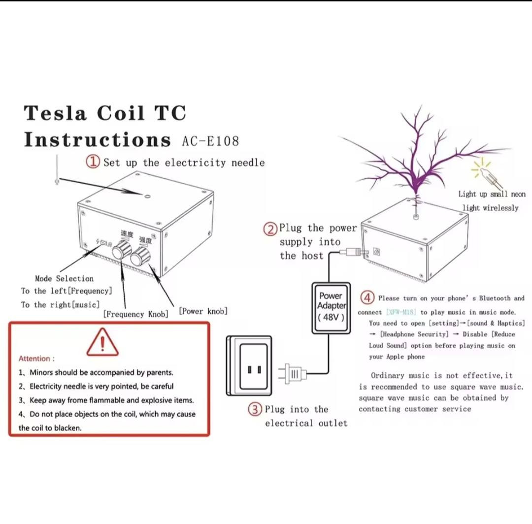 سلام عليكم ورحمة وبركاتة 
اسعد الله ايامكم وتقبل صيامكم اعادة الله علينا وعليكم بل الخير 

هذا المنتج هو مكبر صوت موسيقي يعمل بملف تسلا (Tesla Coil Bluetooth Speaker)، وهو جهاز تعليمي وتجريبي ينتج قوسًا بلازميًا يولد الصوت.
الوظيفة: يولد الجهاز قوسًا كهربائيًا مرئيًا (صاعقة صغيرة) ويقوم بتعديل تردده لإنتاج الصوت عند توصيله عبر البلوتوث. 
المميزات: يمكنه إضاءة المصابيح الغازية (مثل مصابيح النيون) لاسلكيًا عند تقريبها منه، ويدعم الاتصال اللاسلكي لتشغيل الموسيقى. 
الأمان: القوس الكهربائي آمن للمس في وضع التردد المنخفض، ولكنه قد يولد حرارة. 
المواصفات التقنية: يتميز بلوحة دارة مطبوعة (PCB) عالية الجودة، ويمكنه إنتاج قوس يصل طوله إلى 10 سم.


**إذا كنت صاحب هذا الإعلان وتريد حذفه لأي سبب، رجاءا أرسل رسالة إلى الدعم الفني**