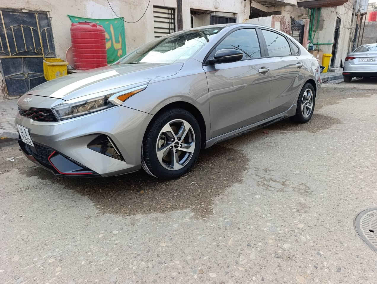 البيع او مراوس كيا فورتي جيتي  وارد امريكي كفاله عامه تقرير غرق تعمل وتسير سياره جديده رقم معوقين تخم تاير جديد سعر153 بيه مجال***********
