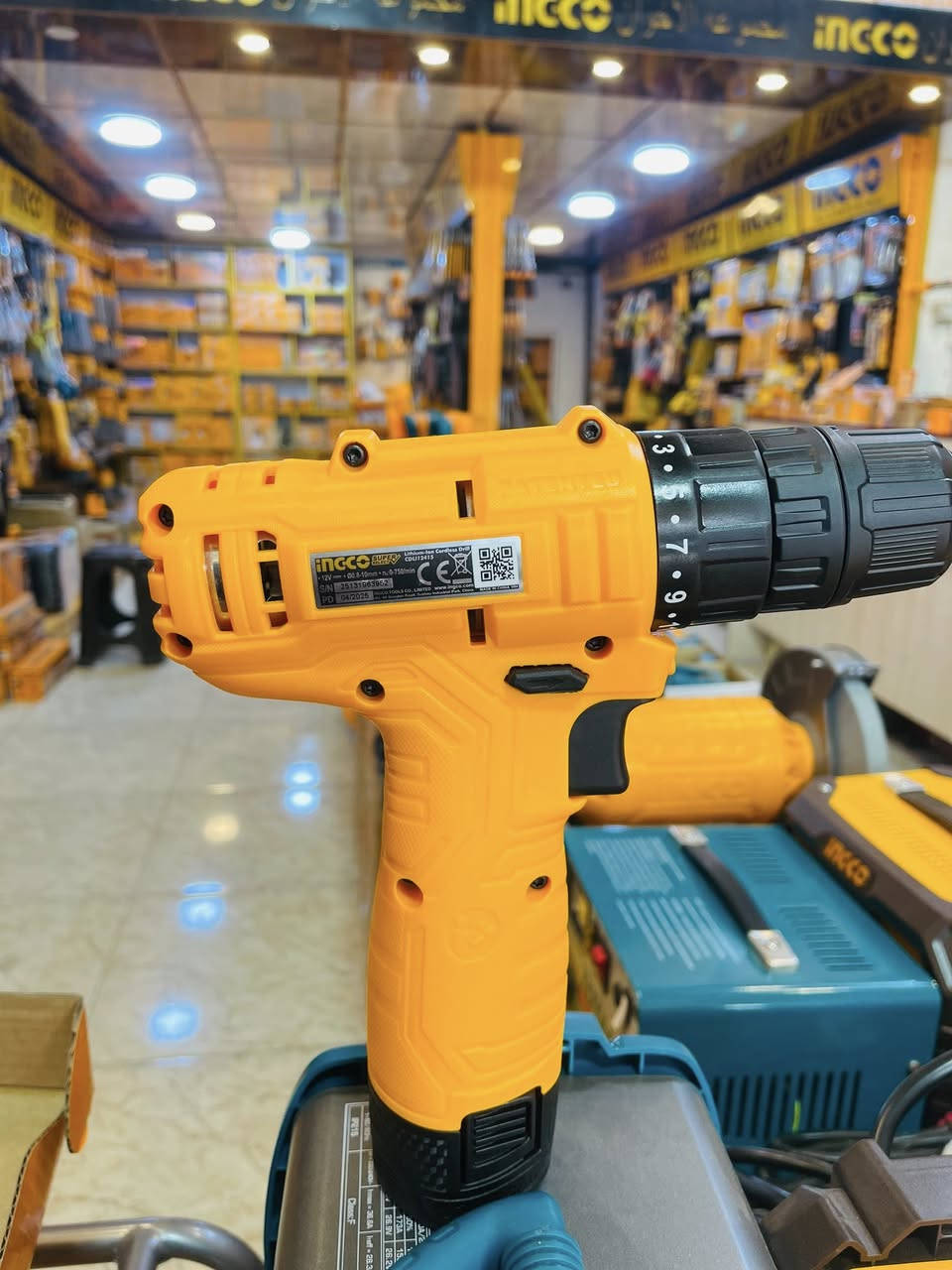 أقوى عرض بمناسبة الموسم! 🔥
دريل (شحن) INGCO الأصلي 12 فولت.. الجودة اللي تعتمد عليها وبأرخص سعر بالعراق!
• ✅ الأداء: مثالي لشد وتفتيح البراغي وكافة الأعمال المنزلية.
• ✅ المواصفات: بطارية ليثيوم قوية + شاحن أصلي + لقمة فتح وشد هدية.
• ✅ التحكم: سرعات متغيرة و15 درجة عزم لضمان دقة الشغل.
💰 كل هذا بـ 35ألف دينار فقط!
🚚 والتوصيل "مجاني" لكل المحافظات!
لا تتردد.. الكمية محدودة. احجز الآن وريح بالك بالأعمال المنزلية!
(للطلب ارسل رسالةوتساب  على: [***********
