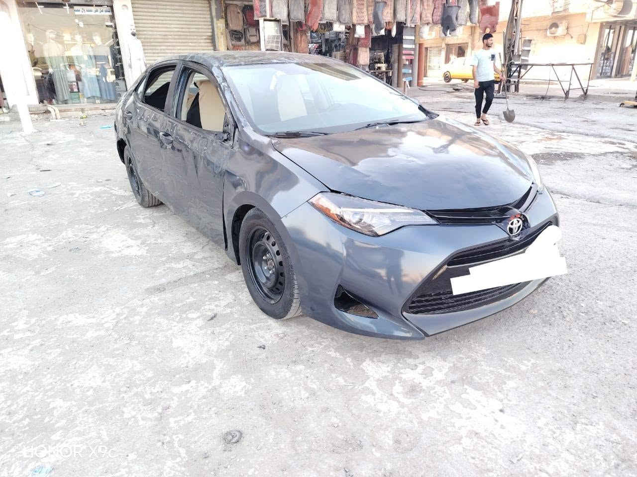 السلام عليكم اخوان للبيع كورلا موديل 2019رقم أربيل دولي سنويه وهزه جديده تحويل مباشر محرك 1800للبيع على حادثها الحالي السياره شغاله وتمشي السعر 68ورقه للاتصال ***********مكانها بغداد
