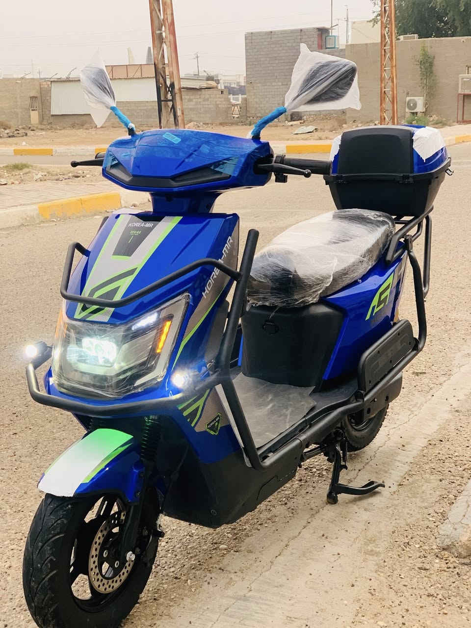 سلام عليكم ماطور شحن للبيع نوع سكنس شبح 👻 من شركة ((KORAE-MR))مستخدم شي قليل جدااا 6بطاريات على الفحص شرط الفحص تفحص يلة تأخذ فول مواصفات كهربائيات كلها شغالة لون ازرق 💙مميز جدا شخط مابي شرط أربع 4️⃣ سرع تايرات جدد بي نظام أمان وبي نظام يرجع بك جنطة إضافية الماطور جديد السعر 550وبي مجال قليل جدا للشراي وللطيبين المكان الأنبار الرمادي الرقم للتواصل ***********
