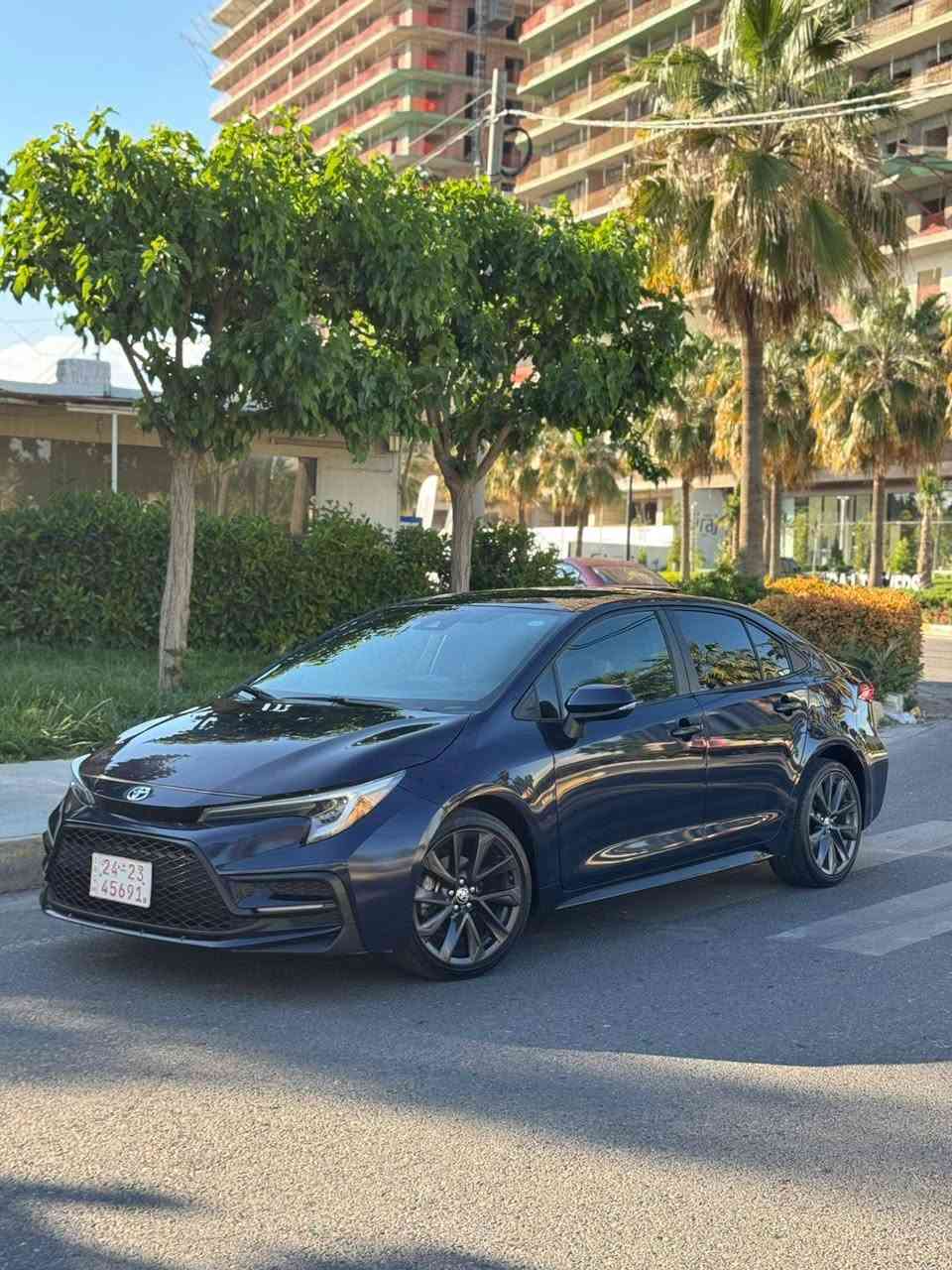 Toyota crolla 2024 SE
مؤديل 2024  
مواصفات SE
(به صمه ، شغال ،  شاشه گه وره ، ويل گه وره، سبؤرت، ٥ رادار ، بريك به سمه ، تحديد سورعه ، لايت زينؤن ، خه تى جاده،   ) بارجه و نيوو  سبوغ بي زؤري  هه موو شتيكى به شه رت ( گيروو مكينه تبريد ، رادار به رد بلادي ) هموو شتي شريكه يه )*********** أربيل, العراق
