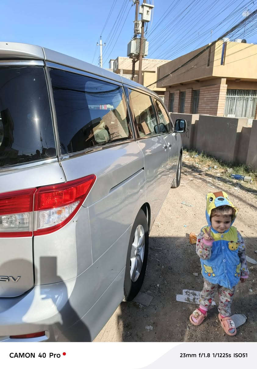 للبيع او مراوس نيسان كويست ٧راكب سياحي موديل ٢٠١٣ رقم بغداد باسمي سياره بصمات كشنات جلد تدفئه بيها بعد مواصفات ماريد اطول بيها صبغ قطعتين اثر شخط او دحچه سياره خير من الله سعرها 100 مكاني بغداد ***********
