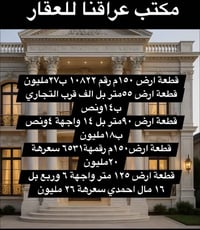 مكتب عراقنا للعقار للاستفسار ال انتصال على ال ارقام الموجوده ٠٧٥١٩١٦١٧...