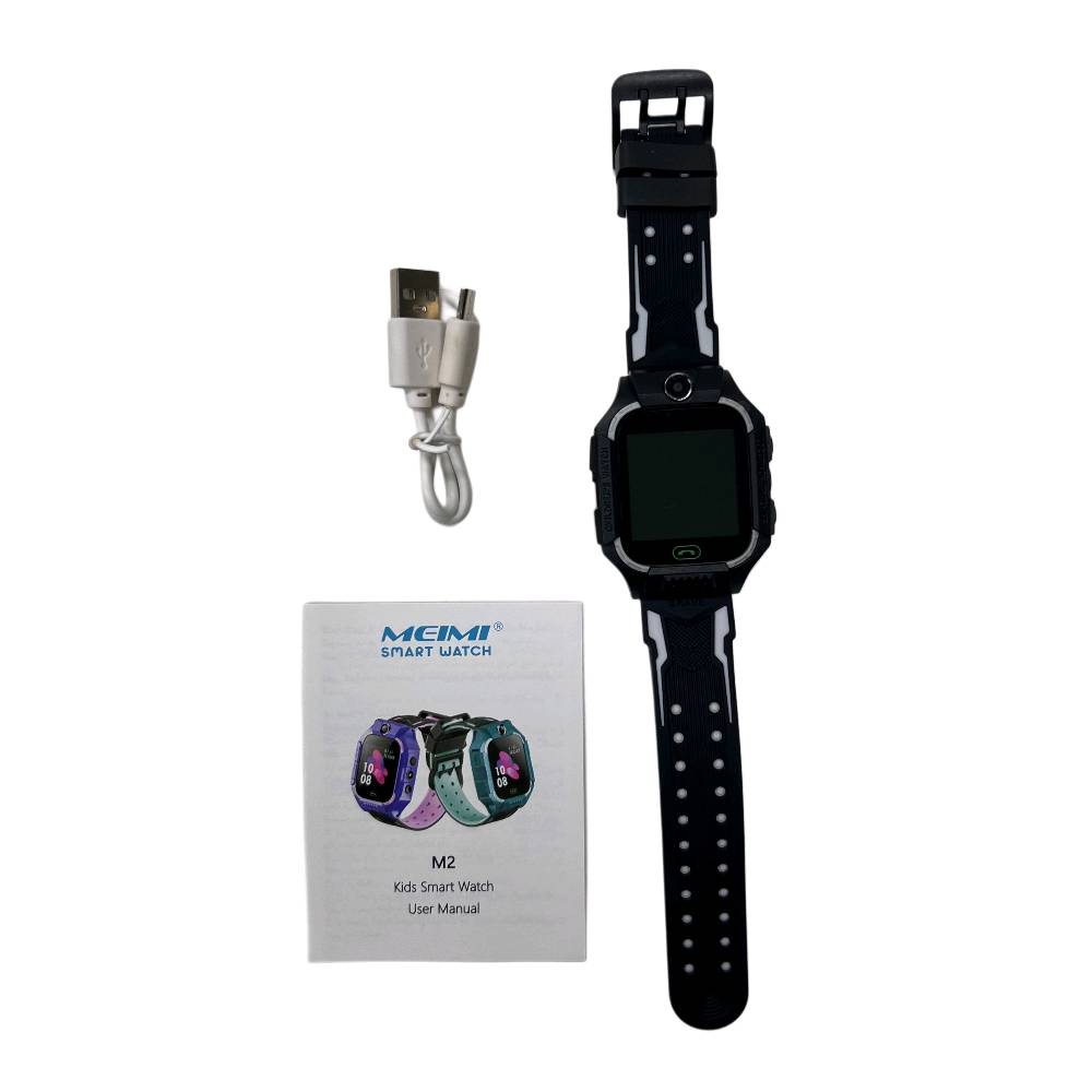 ساعة MEIMI M2 الذكية للأطفال – اتصال ومتابعة ومزايا أمان

ساعة ذكية مخصصة للأطفال تجمع بين الاتصال، التتبع، وميزات الأمان الأساسية بتصميم ملون وجذاب.

• تدعم الاتصال ثنائي الاتجاه وإجراء المكالمات الصوتية

• مزودة بخاصية تحديد الموقع والتتبع مع سجل للحركة

• تحتوي على زر SOS للإنذار في حالات الطوارئ

• كاميرا مدمجة بدقة 0.08 ميغابكسل

• تدعم المحادثة الصوتية (Voice Chat)

• تحتوي على مصباح يدوي (Torch) للاستخدام اليومي

• نوع الشاشة: شاشة لمس
• حجم الشاشة: 1.44 إنچ
• دقة الشاشة: 128 × 128
• المعالج (Chip): RDA8955
• الذاكرة: 32MB RAM + 32MB ROM
• الكاميرا: 0.08 ميغابكسل
• سعة البطارية: 400mAh
• مدة المكالمات: حتى 3 ساعات
• وضع الاستعداد: حتى 3 أيام