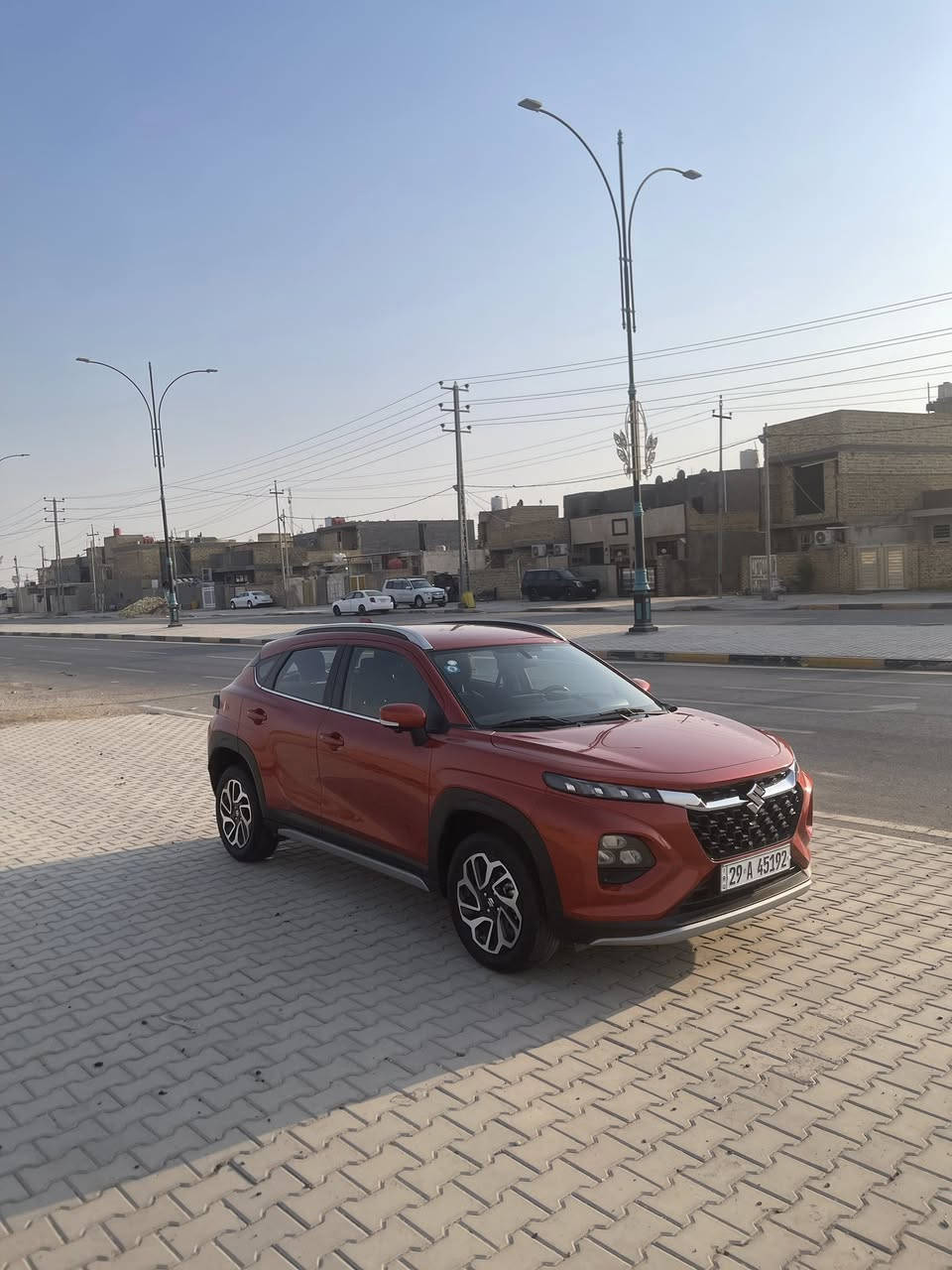 سلام عليكم
اللبيع سوزوكي فرونكس 
مديل2024
سياره  ماشيه ١٤ الف

مرقمه واسط 
كفاله عام 
بسمي تحويل شوكت مي يعجبك 
موصفات 
بصمه 
شاشه 
داتشو 

كأمره 
حي بي إس 
قطعتين تبريد 
 مكانه واسط  
آي ستفسار.  
٠***********
