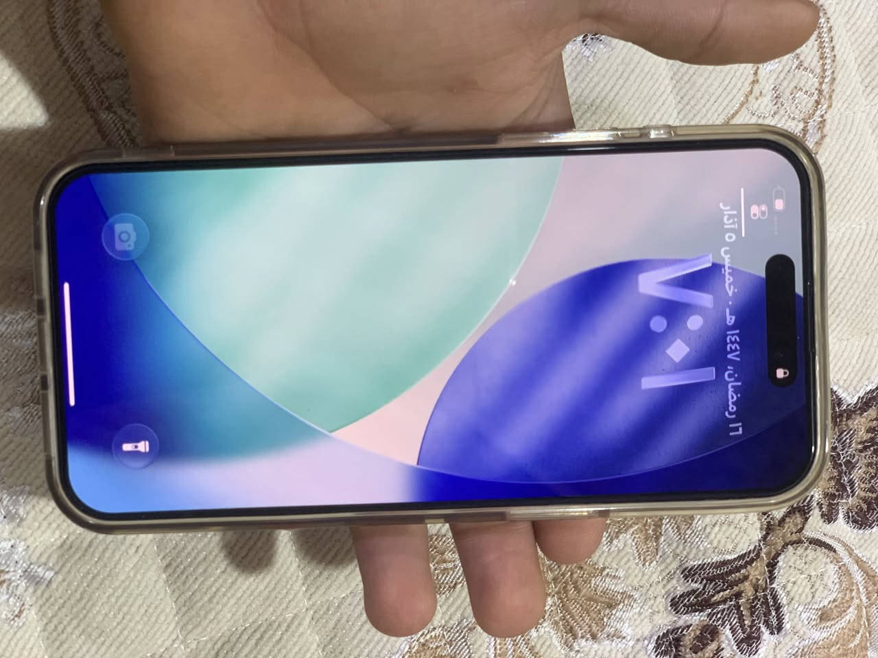 ايفون 15برو ماكس لبيع سعرر1100 وبيه مجال بطاريه 100 مشحون 200مره مكفول جهاز مكاني بصره ابو الخصيب اتصال ***********
