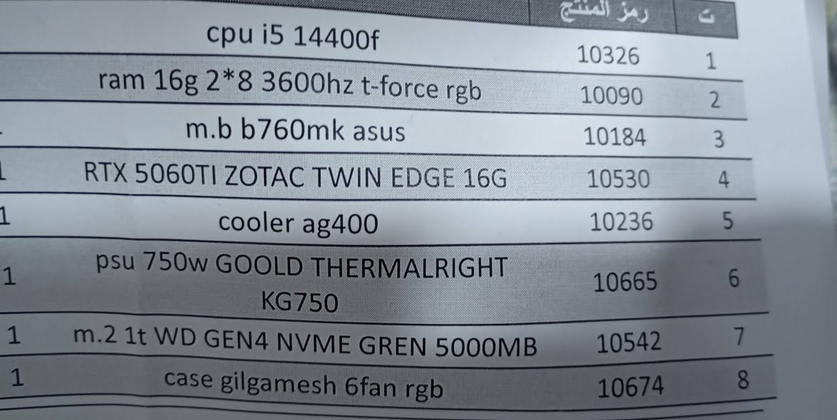 لبيع pc كيمنك
وينه ليدور 2k 4k عندي توصيل ومكاني ناصرية متواجد واتساب *********** السعر مليون ونص وبيه مجال
