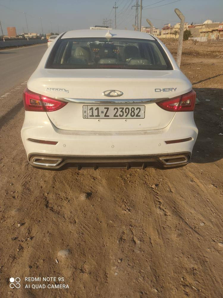 شيري اريزو 5 موديل 2025 سيارة ماشية 48 الف سيارة على وضع الشركة رقم بغداد انكليزي بأسمي مكفولة من كلشي بيها دفتر ضمان لمدة 6 سنوات كلشي جاهز بيها وعلى ايدي 
كيرها SVT 
بانزين كلة محسن 
مسويلها ادامة كاملة بالشركة دهن كير وفلاتر
مواصفاتها عادية نص فول
السيارة عارضها 110 وبيها مجال قليل وكلشي اكو بالسوك اخوان لان السيارة  جديدة مال بيت وعلى ايد وحدة 
مكاني ديالى ناحية جديدة الشط
وهذا رقمي ***********
