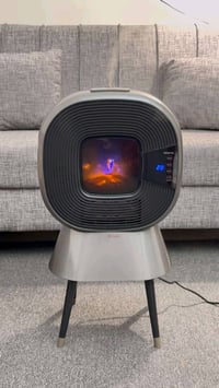 دفاية ذكية متعددة الوظائف (دفاية + سماعة + مبخرة + عرض لهب ديجيتال)  ا...