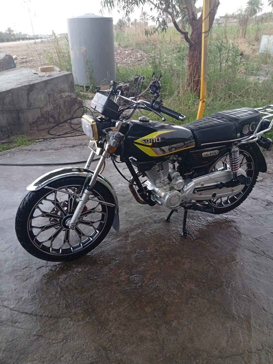 يا الله دراجه ايراني للبيع موديل٢٠٢٤ اوراق كامله جاهزه السعر ٧٠٠ الف وبيها مجال المكان الصقلاويه مكلف بلنشر رقم صاحب الدراجه *********** /***********
