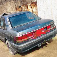 مازدا 626 للبيع سنوية خضر كابون بنزين للاستسفار اكثر 07518587922