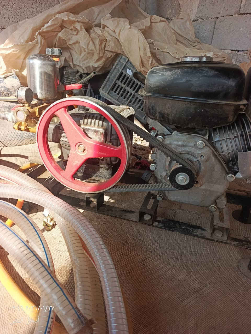 السلام عليكم 
موطور غسل للبيع حجم 7.5 كبير مع ضاغطه الاصليه الكوري وصونده 50 متره وكامل تفرعات وصونده سحب مستعمل مره وحده فقط بعده جديد مكاني جبله 
سعر 180 وبي مجال 
انتصل ***********
