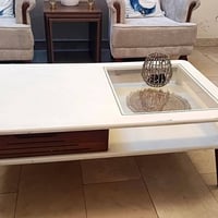 طاوله وسطية • رفوف مكتبيه