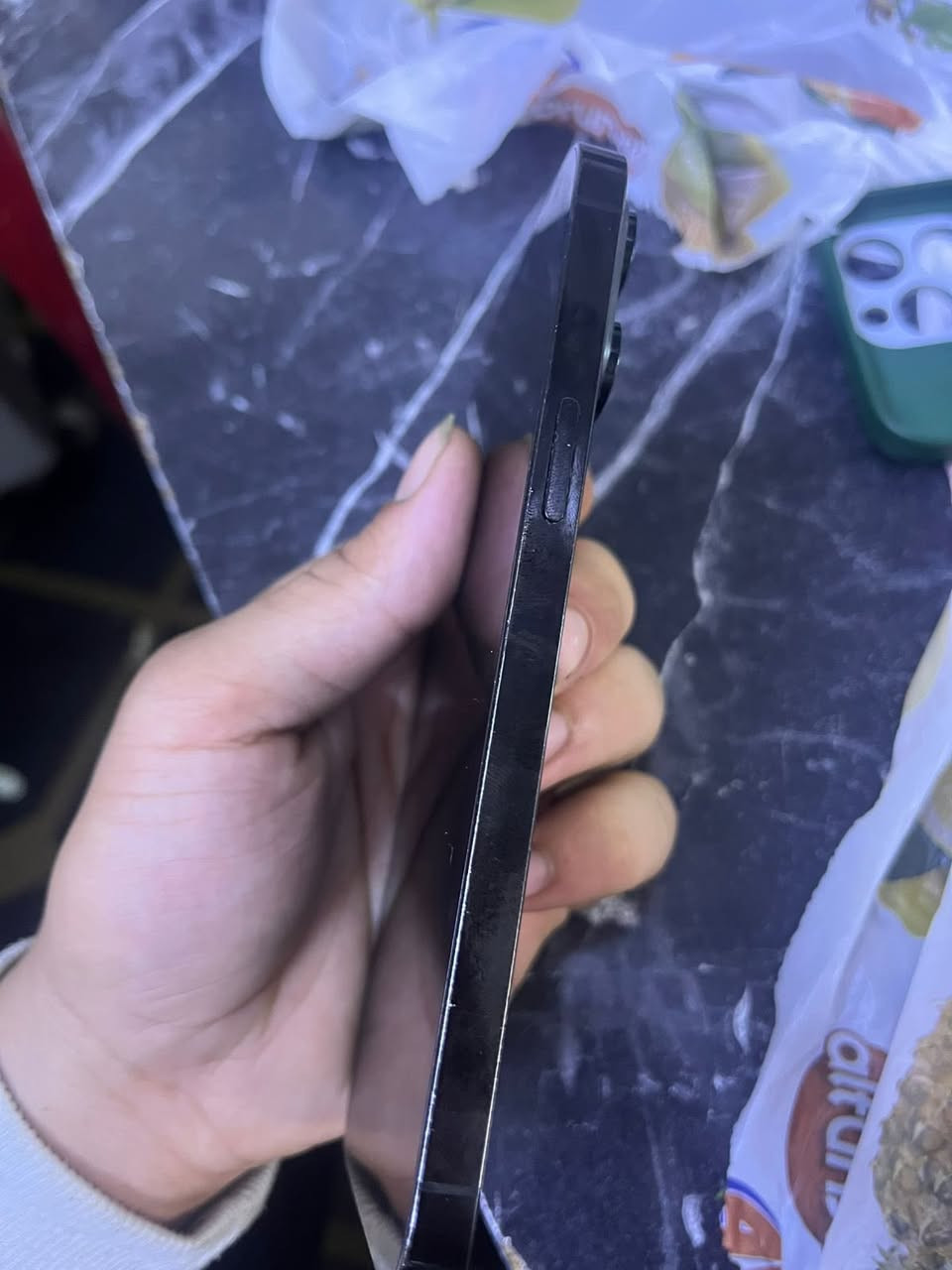 سلام عليكم ايفون 14pro max ذاكره 256 بطاريه 84%  لاستفسار اتصل علا هاذا الرقم ***********.      مكاني بغداد الشعب السعر ٨٢٥الف  مكفول ما مفتوح الجهاز
