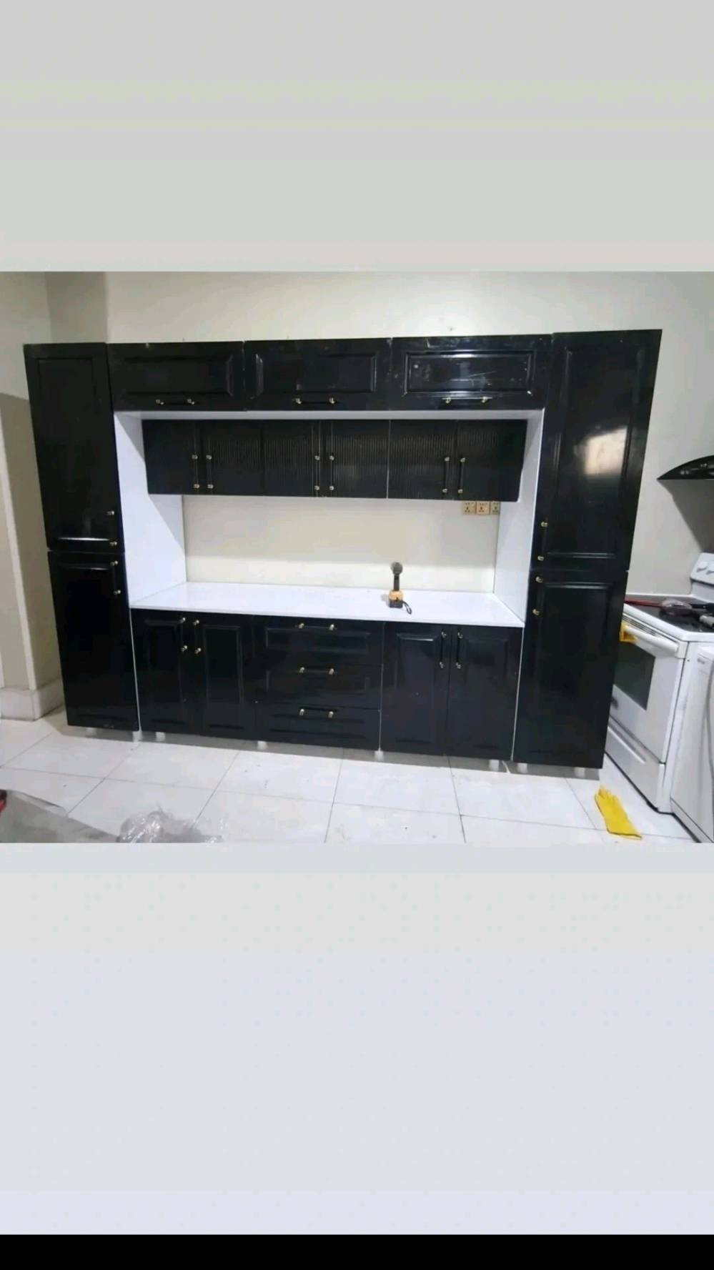 كاونترات خشب درجه اوله شرط الضمان.. توصيل مجاني لجميع المحافظات العراق كامل معه شد ونقل 