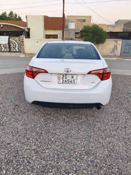 كورلا2018 Le وارد امريكي
سيارة بلادية جاهزة وجديدة كلة علة وضع الشركة 

رادار 

حجر بيئة 

ضرر قطعة وحدة جاملغ امامي عكس السايق تبديل  فقط

رقم سليمانية دولي بأسمي سنوية لل2030

سعر 170 وبيها مجال ادور رخيص موجود كلشي بالسوگ
العنوان ديالى قرة تبة

***********
