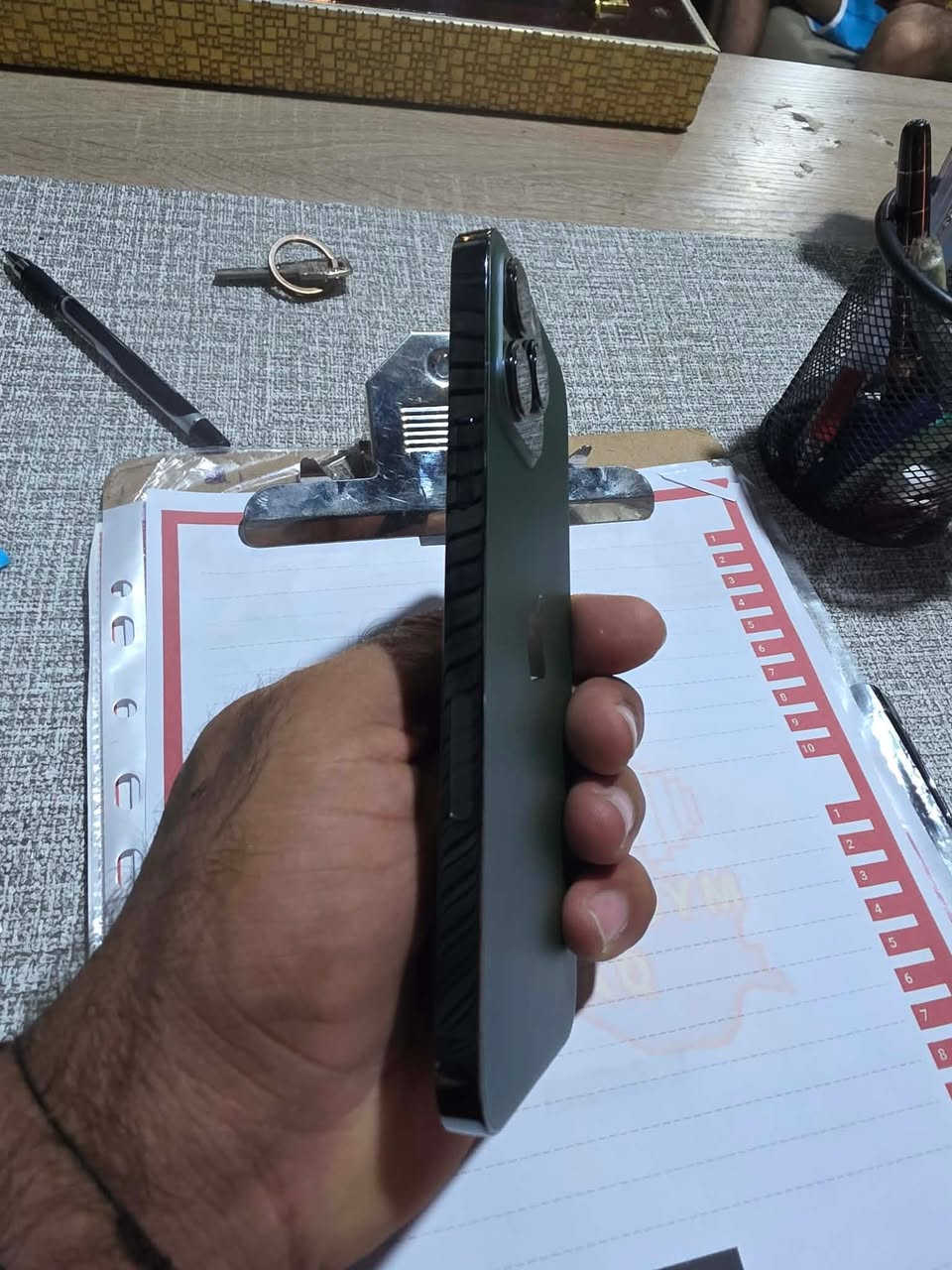 آيفون 13 برو ماكس أمريكي بطاريه 94 وتر بروف ذاكره 256  مكفول من الفتح
السعر 720 وبي مجال مكان بابل سدة الهنديه ***********
