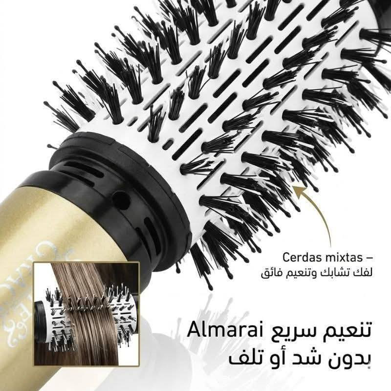 هذه فرشاة شعر دوارة بالهواء الساخن تستخدم لتصفيف وتجفيف الشعر في خطوة واحدة.
الوظيفة: تجفيف، تصفيف، وفرد الشعر، بالإضافة إلى زيادة حجمه. 
الملحقات: تأتي مع رؤوس فرشاة قابلة للتبديل بأحجام مختلفة لتناسب أنواع التصفيف المتنوعة. 
المميزات: تتميز بإعدادات سرعة ودرجة حرارة قابلة للتعديل للتحكم في عملية التصفيف. 
التقنية: تعمل بعض الأنواع بتقنية السيراميك أو التورمالين لتقليل الهيشان وزيادة لمعان الشعر. سعره 20مع التوصيل


**إذا كنت صاحب هذا الإعلان وتريد حذفه لأي سبب، رجاءا أرسل رسالة إلى الدعم الفني**
