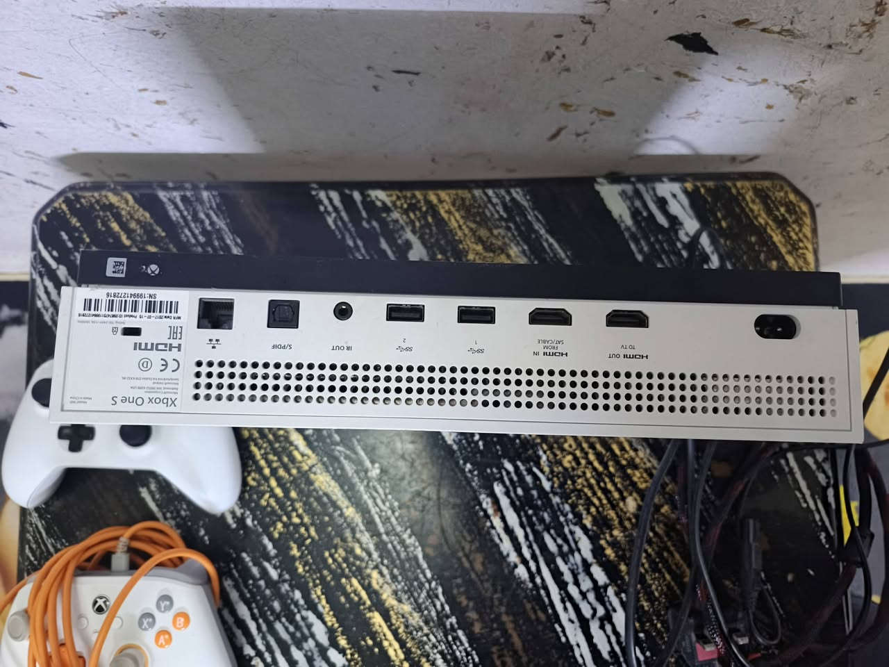 xbox one s
ذاكرة 500
يدتين الاصلية تشكل 
الجهاز نضيف مامفتوح 
السعر ١٦٠


**إذا كنت صاحب هذا الإعلان وتريد حذفه لأي سبب، رجاءا أرسل رسالة إلى الدعم الفني**