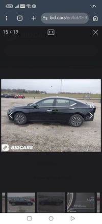 للبيع نيسان التيما. موديل 2023 سياره كلش جديده ومابيه اي اي نقص  مواصف...